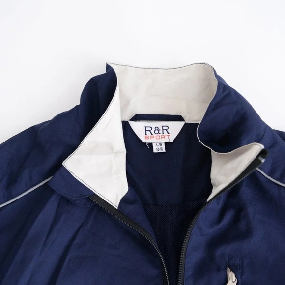 Vintage R&R Navy  Spring/ Fall Jacket Size Large - Picture 12 of 12